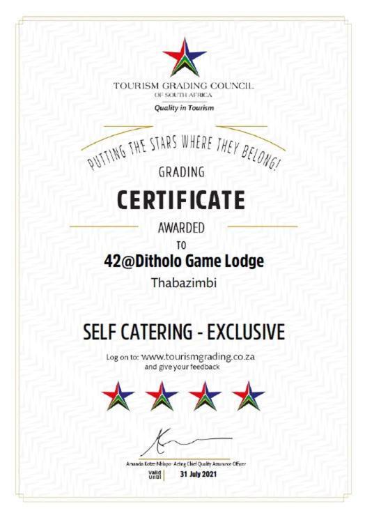 42@ Ditholo Game Lodge Thabazimbi Exterior foto